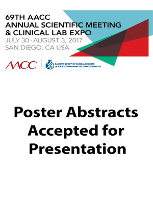 cover image of 69th AACC Annual Scientific Meeting Abstract eBook